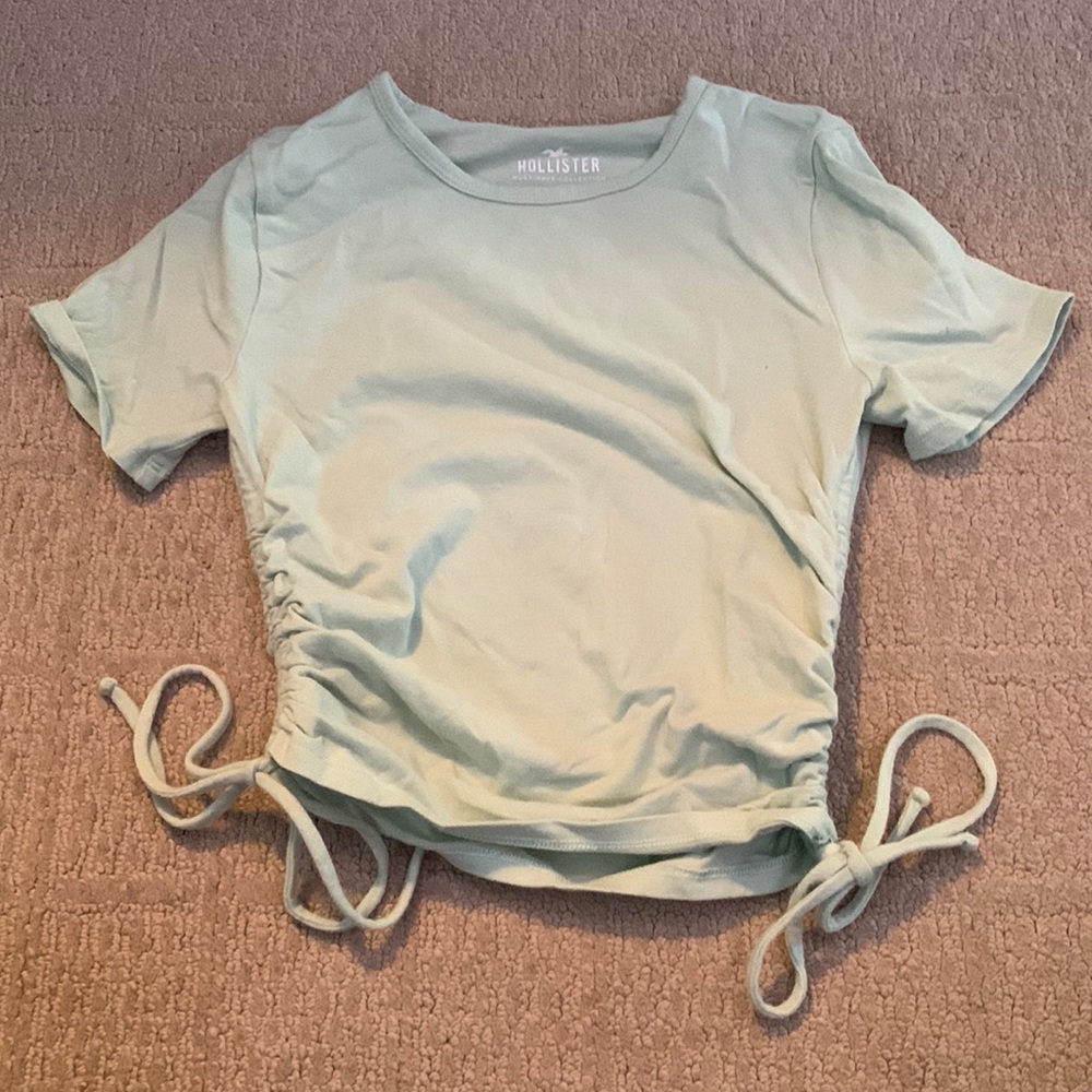 Hollister sage green baby tee